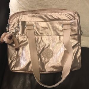 Metallic Kipling purse